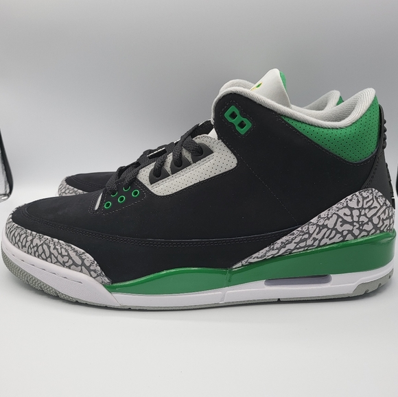 NEW Men's Sz 12 Air Jordan 3 Retro 'Pine Green' DH1259-400 - Picture 2 of 11